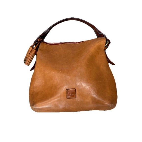 Dooney And Bourke florentine Twist Strap Hobo In Natural Leather - Picture 1 of 5